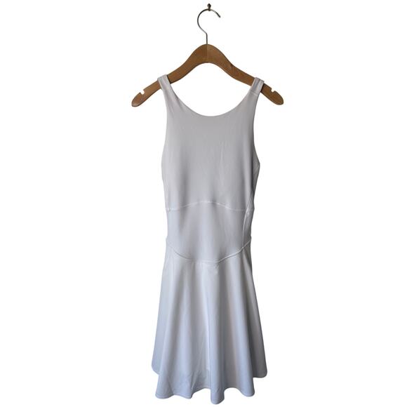 LULULEMON Court Crush Dress White  Tennis Pickleball  size 8 NWT - Picture 1 of 7